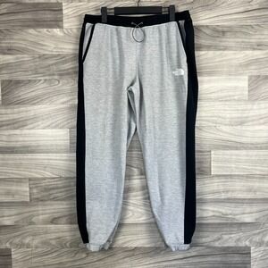 The North Face Jogger Pants Womens Large Gray Tapered Fit Elastic Waist Athletic